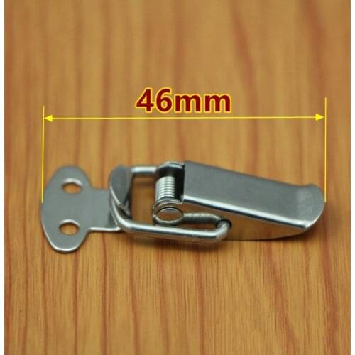 6Pcs Spring Loaded Suitcase Chest Tool Box Locking Toggle Latch Hasp Lock Hardware A1