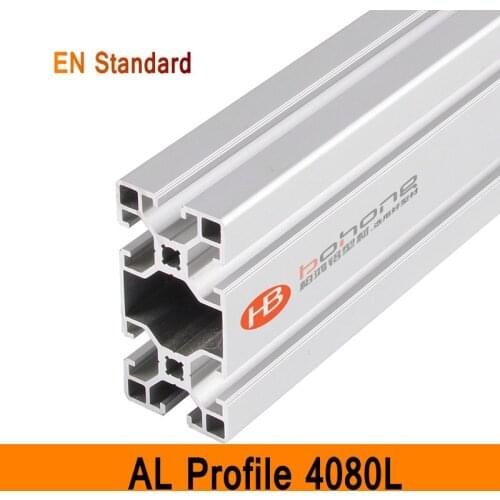 4080L Aluminium Profile EN Standard Brackets DIY Industrial AL Extrusion Light Style CNC 3D DIY Printer Workbench Construction
