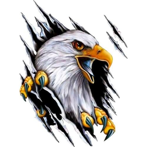 Car Stickers Decor Motorcycle Decals Eagle Decorative Accessories Creative Sunscreen Waterproof PVC,18cm*24CM