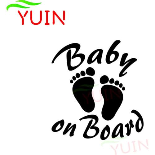 Car Warning Baby Car Decals Fashion Body Decoration Personalized PVC Waterproof Sunscreen Stickers Can Be Customized Color