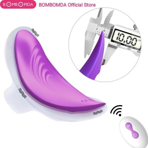 BOMBOMDA Quiet Panty Vibrator Wireless Remote Control Portable Clitoral Stimulator Invisible Vibrating Egg Sex Toys for Women