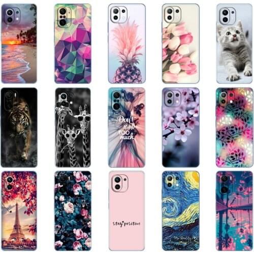 For xiaomi Mi 11 | Mi 11 Lite 5G | Mi 11i | Mi11 Lite 4G Case Back Cover For Xiomi Mi11Lite Bumper Protective Silicon Phone Case