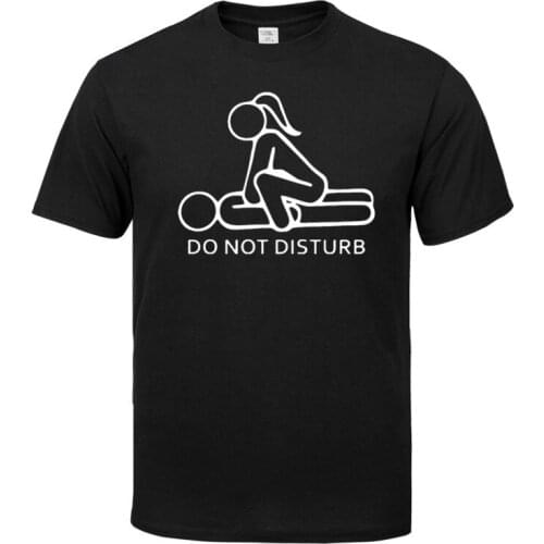 Fashion New Hot Sale T-shirt do not disturb T Shirt Mens Cotton Short Sleeve Shirt Hip Hop Tees Tops Harajuku Streetwear