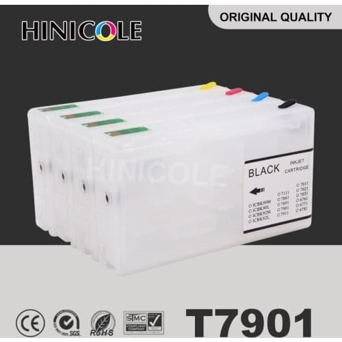 Hinicole Ink Cartridge T7901 T7902 T7903 T7904 For Epson WorkForce Pro WF-4630DWF 4640DTWF 5110DW 5190DW Refill Cartridges