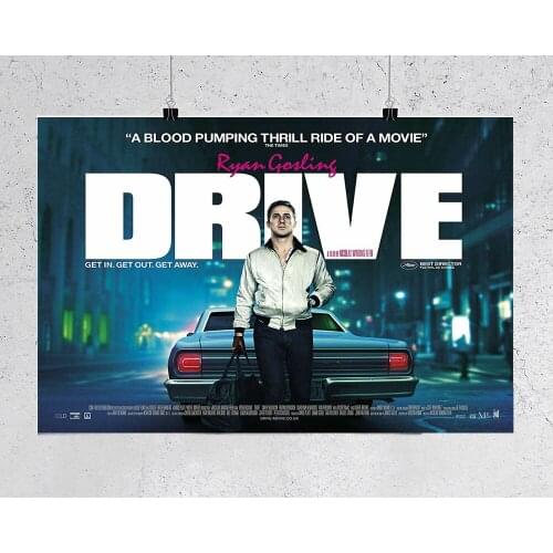 L526 DRIVE Movie 2011 Classic Silk Fabric Poster Art Decor Indoor Painting Gift