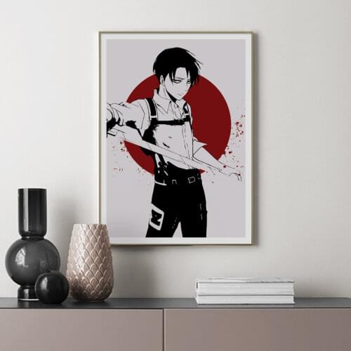 Classic Anime Series Poster Attacking Giant Mural Art Print Painting Living Room Home Furnishing Wall Decoration Picture Cuadros