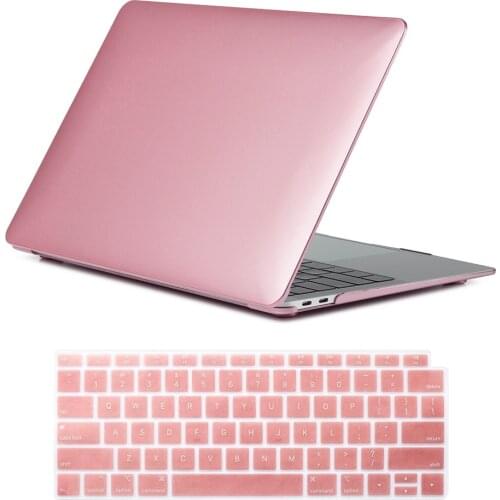 Hard Protective Case for Apple Macbook Air 11/13 Inch/Pro 13/15/16 Inch/Macbook 12 A1534 Matte Dust-proof Shell+US keyboard film