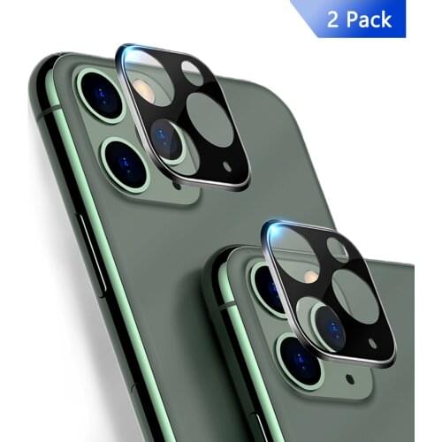 Memumi [2 Pack] Camera Lens Protector Foriphone 11/11 Pro/11 Pro Max Tempered Glass [Easy to Install] Glass Film Foriphone 11