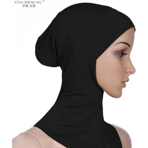 Muslim Underscarf Women Veil Hijab Head Scarves Muslim Women Scarf Turbans Head For Womens Hijabs Hijab Caps Hat Islamic Abaya