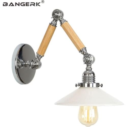 Nordic Retro Loft Style Adjust LED Wall Lamp Edison Industrial Vintage Long Arm Sconce Wall Lights Bedside Home Decor Lighting