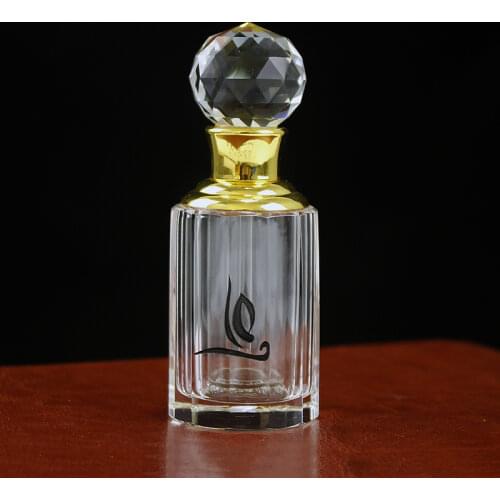 New Hot Design 8ml Glass Attar Perfume Bottle Empty Crystal Portable Parfume Bottles for Girls Valentines Gifts