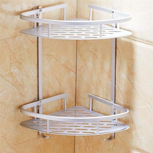Bathroom Shelf Shower Shampoo Soap Cosmetic Shelves Bathroom Accessories Storage Organizer Rack Holder U3
