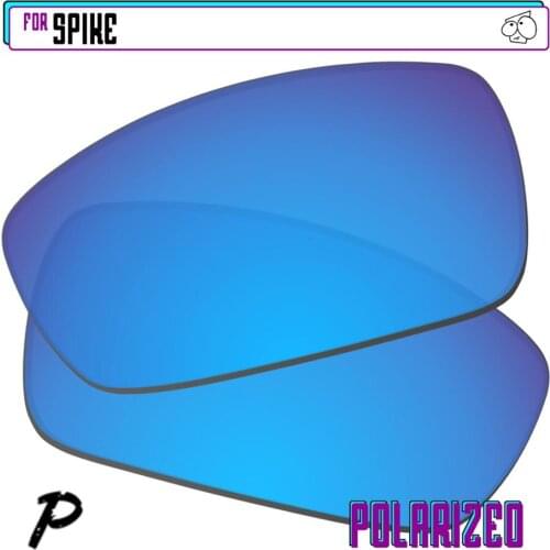 EZReplace Polarized Replacement Lenses for - Oakley Spike Sunglasses - Blue P