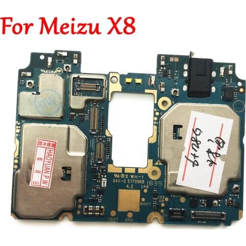 Tested Full Work Unlock Mobile Electronic Panel Motherboard Circuits Flex Cable For Meizu X8 MB Plate