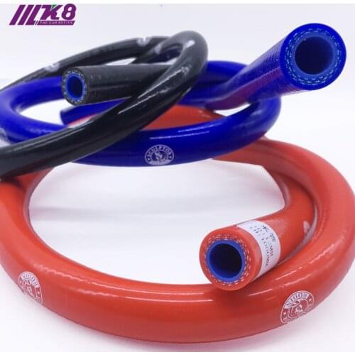 Straight Silicone Coolant Hose 1 Meter Length Intercooler Pipe ID 6.5mm 8mm 10mm 12mm 13mm Red/Blue/Black