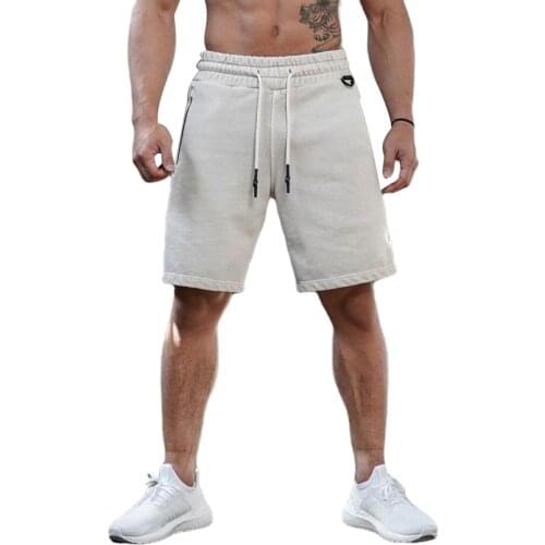 Mens Casual Shorts Hip Hop Streetwear Male Gyms Fitness Short Pants Joggers Sportswear Bottoms Bodybuilding Men Shorts Homme
