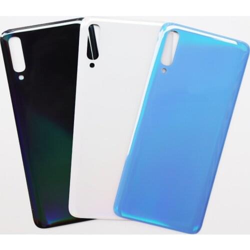 10pcs For SAMSUNG Galaxy A70 2019 SM-A705F A705 A705F Back Battery Cover Door Rear Glass Housing Case Replace Battery Cover