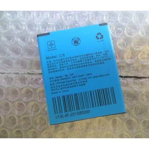 100% New&Original 2520mah Lion rechargable Battery for YOUMI UMI X2 quad core MTK6589 smart phone