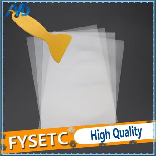 4 sheets FEP Film 140x200mm x 0.1mm DLP LCD SLA Resin 3D Printer For Elegoo Mars Wanhao Duplicator D7, Photon