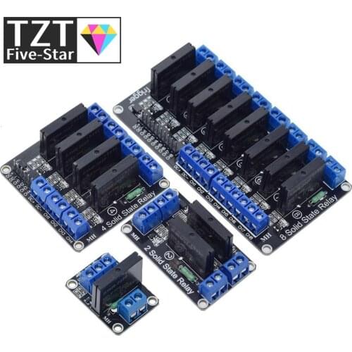 5V Relay 1 2 4 8 Channel OMRON SSR High Low Level Solid State Relay Module 250V 2A For Arduino