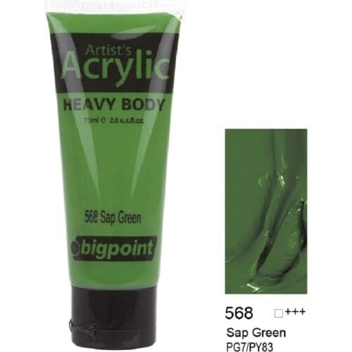 75ml Colors Acrylic Paint Set Professional Amateur Fabric Canvas Stone Wood Water Resistant Art Supplies DIY Peinture Acrylique