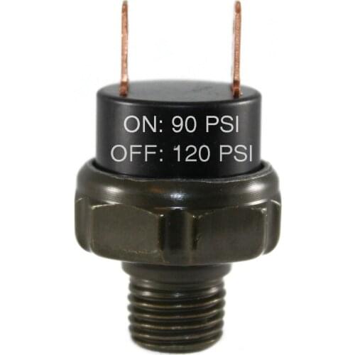 90-120PSI Horn Compressor Air Pressure Switch Tank Mount Thread 1/4" NPT 12V/24V For Train Horn