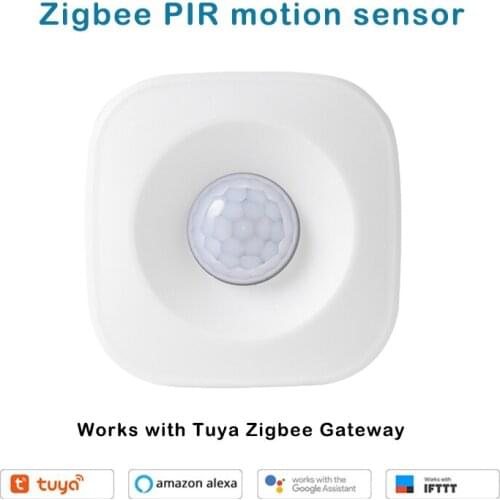 Tuya ZigBee PIR Motion Sensor Wireless Infrared Detector Security Burglar Alarm Sensor Need Gateway Work for Smart Life APP