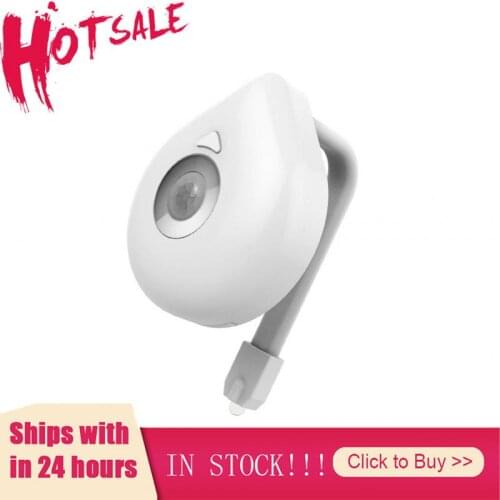 Sensor Toilet Light LED Lamp Human Motion Activated PIR 8 Colours Automatic Night Lighting ABS Plastic Toilet Night Light