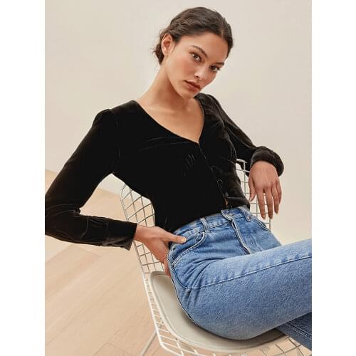 Elleest Black Blouses