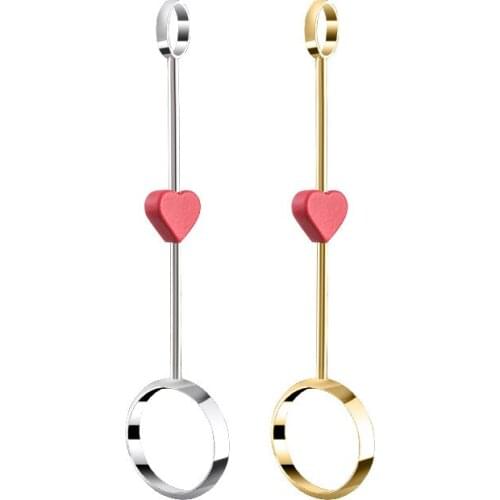 Heart Shape Finger Cigarette Holder Ring, Elegant Smoke Rack for and Women Smoker Smoking Accessories