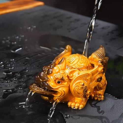 Creative Silicone Color Change Tea Pet Kung Fu Tea Tray Accessories Gifts Brave Troop Crafts Decorative Free Shipping