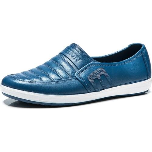 Men Rainboots Waterproof Rain Boots Fishing Water Shoes Shallow PVC Male Fashion Outdoor Flat Non-slip Comfortable