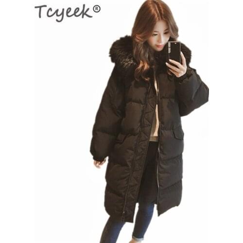 New Winter Jacket Women Thick Down Cotton Padded Coat Plus Size Parkas Long Warm Tops Female Chaqueta Mujer LWL930