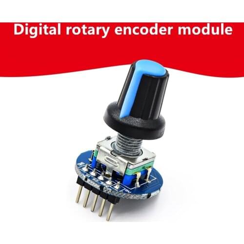 New digital rotary encoder module Rotary potentiometer Rotary potentiometer with knob cap Real shot