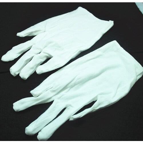 12 pairs cotton gloves for jewelry making or jewelry display touch for jewelry designs and diy making hot selling items