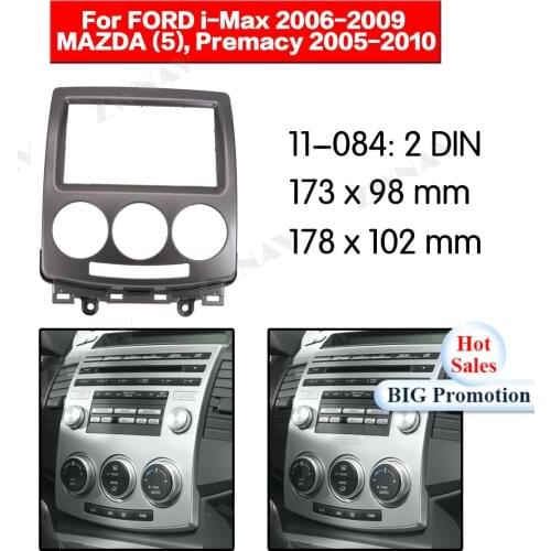 Car multimedia Player frame For 2005 2006-2010 Mazda 5 2DIN CAR Audio Panel Mount Installation Dash Frame Adapter car DVD fascia