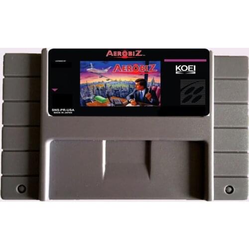 Save File Aerobiz NTSC 16 Big Gray Game Card For USA Version Game Player