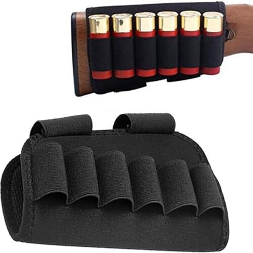 Tactical Shotgun Shell 12G 20G Cartridge Bag Buttstock Cheek Rest Pad Ammo Holder 12 20 Gauge Bullet Pouch For XM1014 M870 M1887