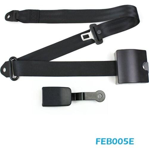 Universal Retractable Black Car Seatbelt Safety Locking FEB005E