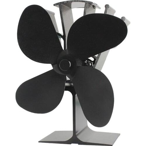 YL603 Household No Electric Fan Low Noise Fan Heat Power Fireplace Fan High Temperature Heat Energy Fan Alumina Body