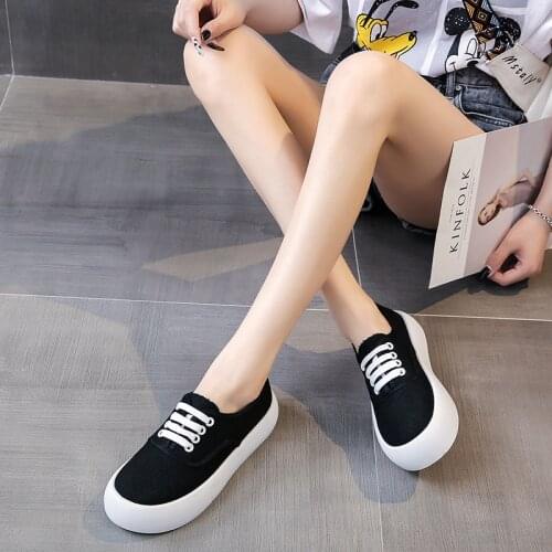 RALSWNAY 2021 Spring Summer Sneakers Womens Canvas Shoes Female Vulcanize Flats Denim couple shoes