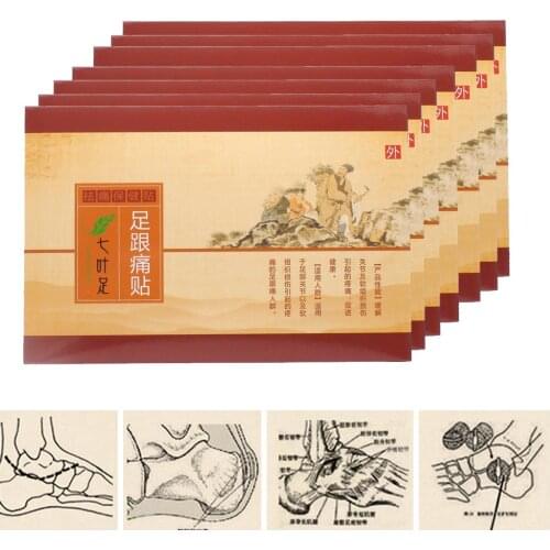 12 Boxes Heel Spur Pain Relief Patch Calcaneal Spur Rapid Heel Pain Relief Patch Achilles Tendinitis Plaster Foot Care Z32412(1)