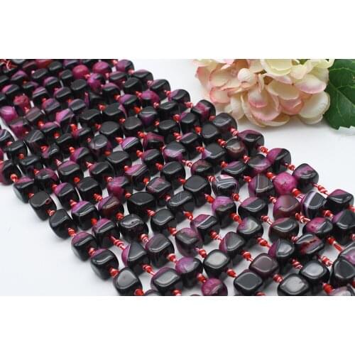 2strands/lot 16mm Natural Dark Red Irregular shape Agate stone beads For DIY Bracelet Necklace Jewelry Making Strand 15"