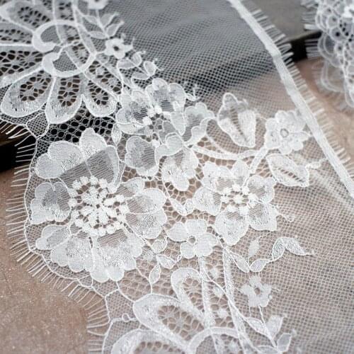 3meter unilateral eyelashes lace accessories clothing decoration materials wide diy lace fabric