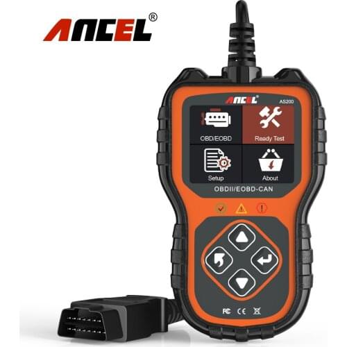 ANCEL AS200 OBD2 Scanner Data Stream Automotive Scan Tools Multi-language Car Scanner For Engine Scan Auto Diagnostics Tool