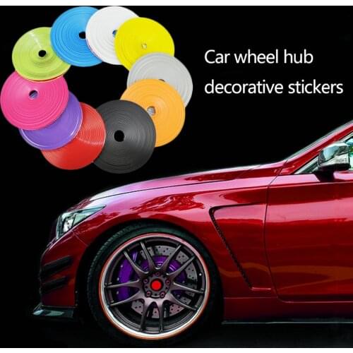 Car wheel stickers protection ring anti-collision tires wheel stickers decorative stickers universal modified decorative strip