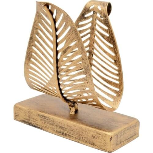 Freestanding Modern Napkin Holder with Leaf Design, Desktop Paper Towel Dispenser, Napkin Storage Storage Box