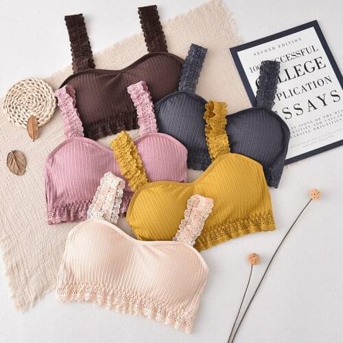 1PC New Push Up Lingerie Sexy Deep U Bras For Women Tube Tops Bra Wire Free Bralette Backless Plunge Intimates Female Underwear