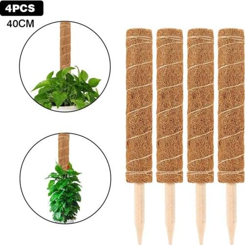 Coir Totem Pole Safe Plant Support Extension Coir Moss Stick For Climbing Indoor Plants 40cm/50cm