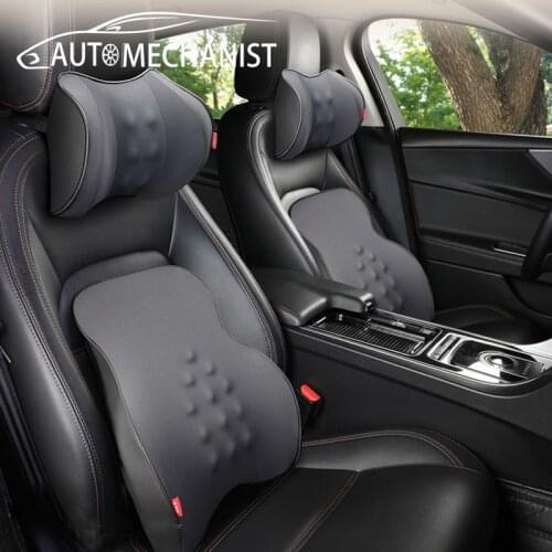 Electric Car Seat Massage Pillow Head Neck Universal Car Massage Headrest Auto Seat Back Lumbar Cushion Auto Seat Support Pillow